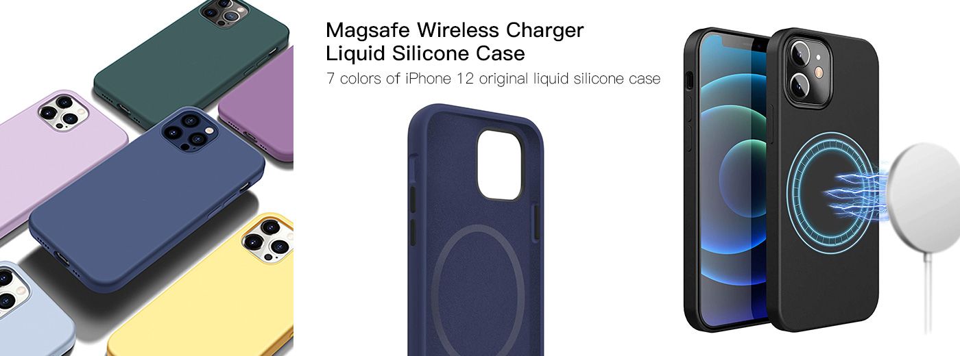 Silicone case with magsafe (Black)