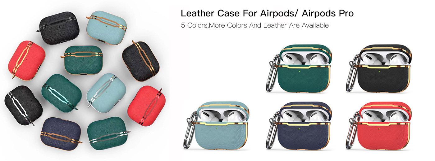 Classic Leather Airpods Pro Case (Green)