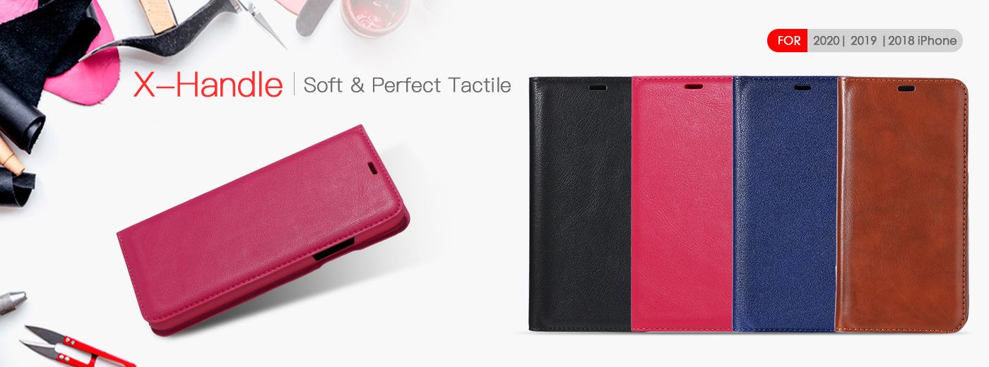 Luxurious Flip Leather Case (Pink)